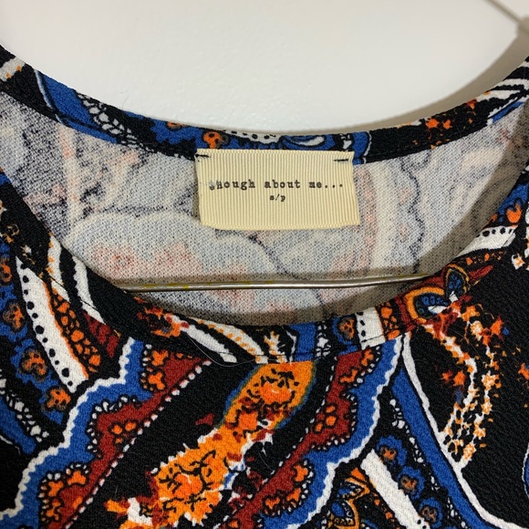 🍒5/$20🍒 ‘Enough About Me' Paisley Dress - Picture 3 of 6